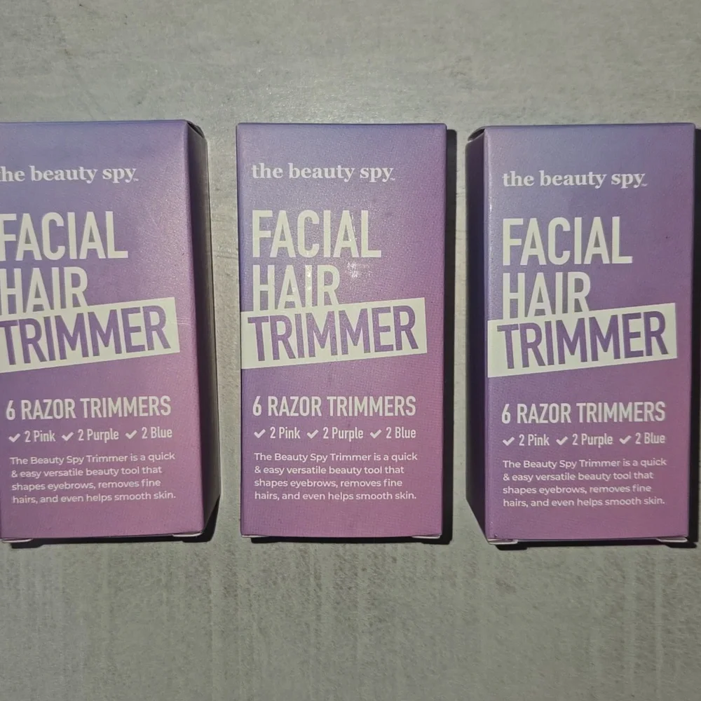 *Bundle* Eyebrow & Facial Hair Trimmers The Beauty Spy 3 Boxes NEW